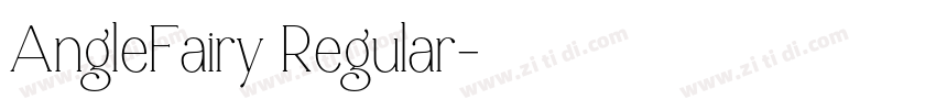 AngleFairy Regular字体转换